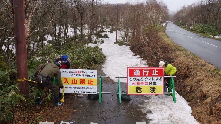 クマ人身事故の山林を入山禁止　鹿角市と小坂町
