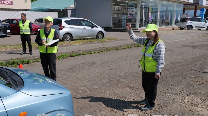 自動車の整備状況を抜き打ちで検査　鹿角市花輪