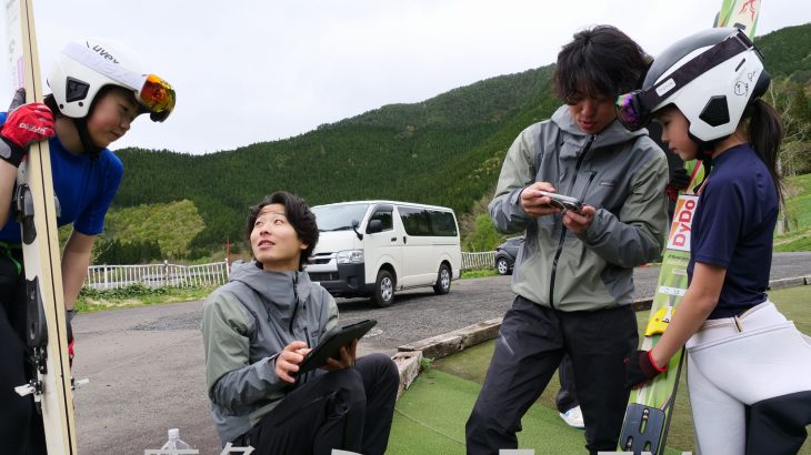 プロジャンパーが子どもたちを指導　鹿角市
