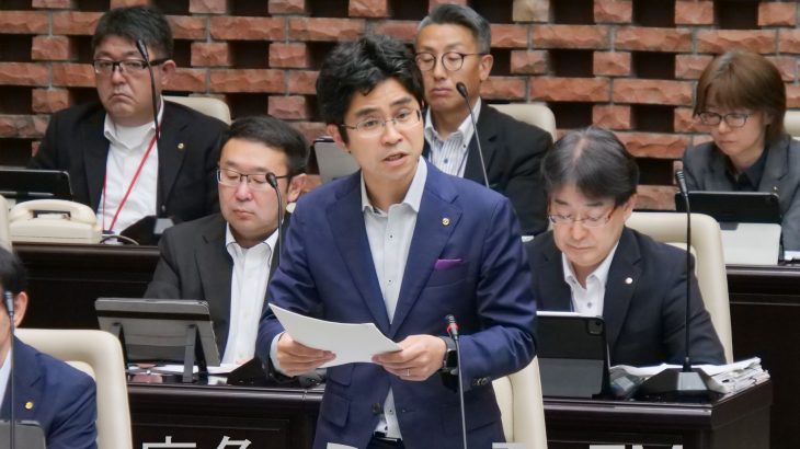 最重要施策「若者の働く場」　就任後初の一般質問で鹿角市長