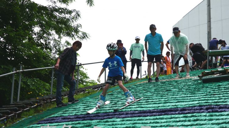 ジャンプスキーの体験、見学会　鹿角市