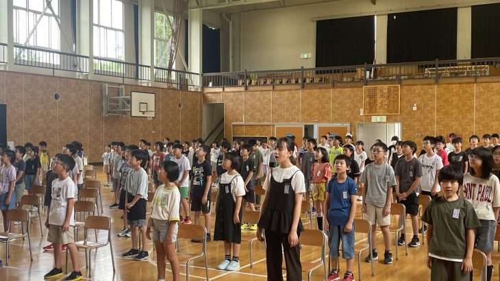 小中学生が１学期終え夏休みへ　鹿角市