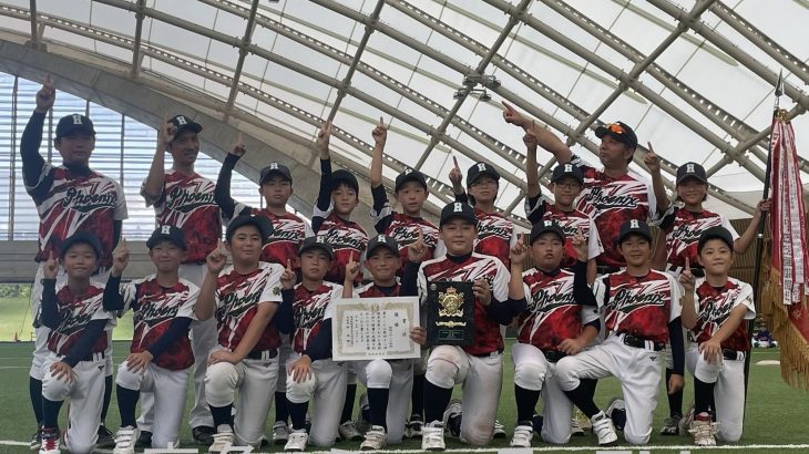 八幡平スポ少が全県大会で優勝　さわやか選抜野球