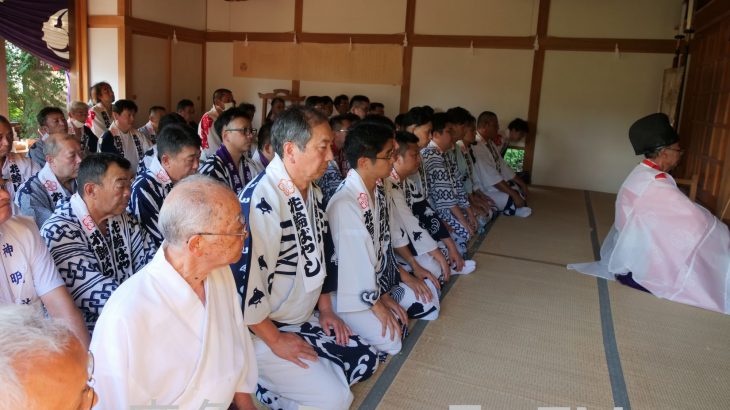 花輪ばやしの成功祈る神事　あす開幕、鹿角市