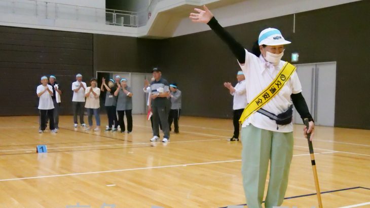 高齢者たちのスポーツ大会　鹿角市