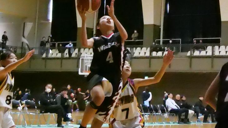 女子はウィンブレイズが初優勝　鹿角ミニバス大会