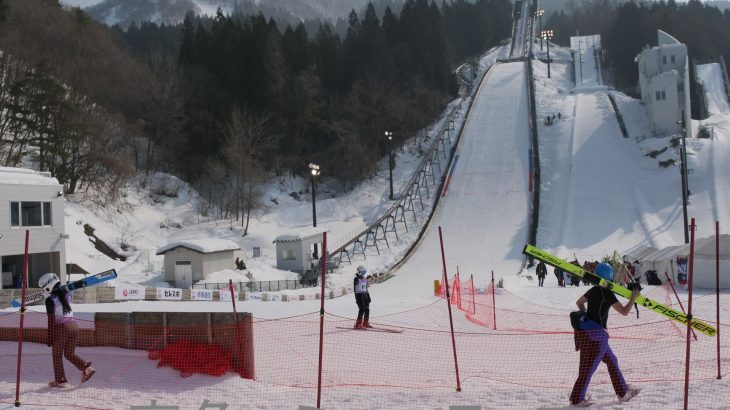 ジャンプは予備ラウンドを競技　国スポスキー、鹿角