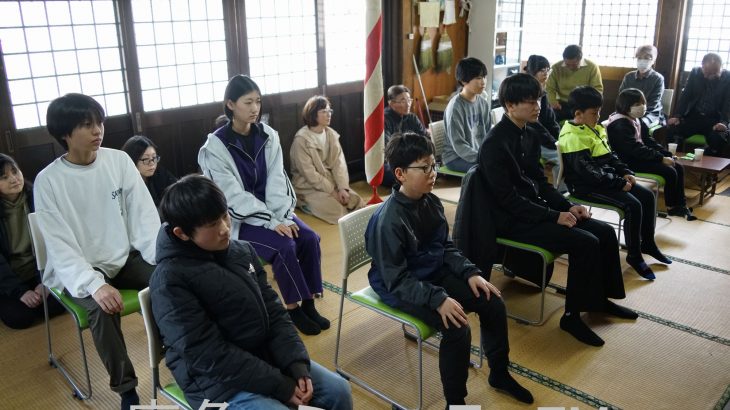 学業の精進願う神事「勧学祭」　鹿角市