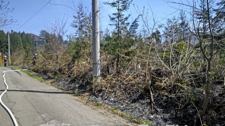 【速報】林野火災注意報中に火事　鹿角市花輪