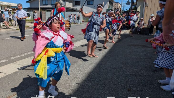 先払舞、子どもたちが躍動　鹿角市八幡平