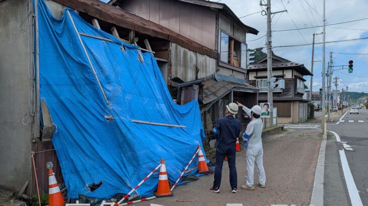 行政代執行で空き家を撤去　鹿角市