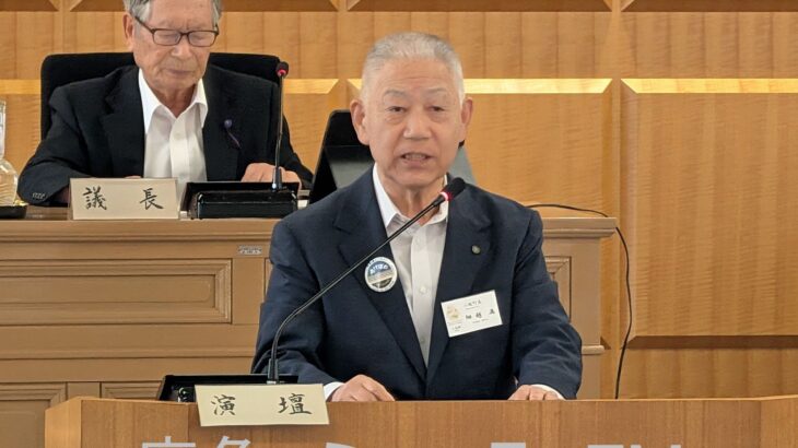 消防団の全国大会出場たたえる　小坂町９月議会