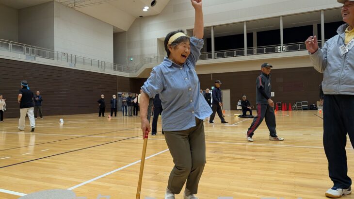 高齢者たちのスポーツ大会　鹿角市