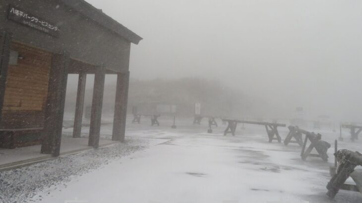 国立公園の八幡平で初積雪　平年より３日ほど遅く