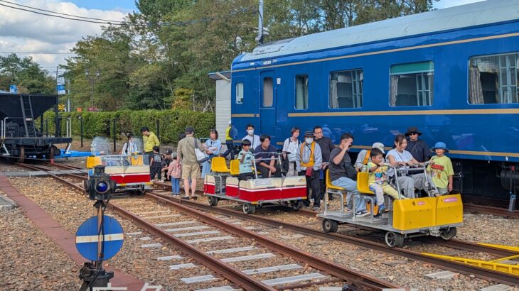 鉄道のテーマパークでイベント　小坂町