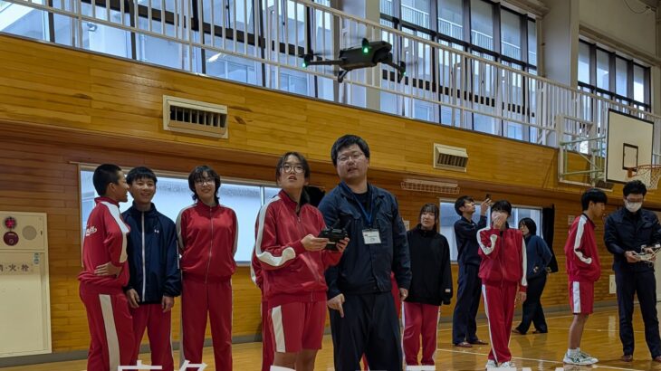 建設業の魅力を中学生に紹介　小坂町
